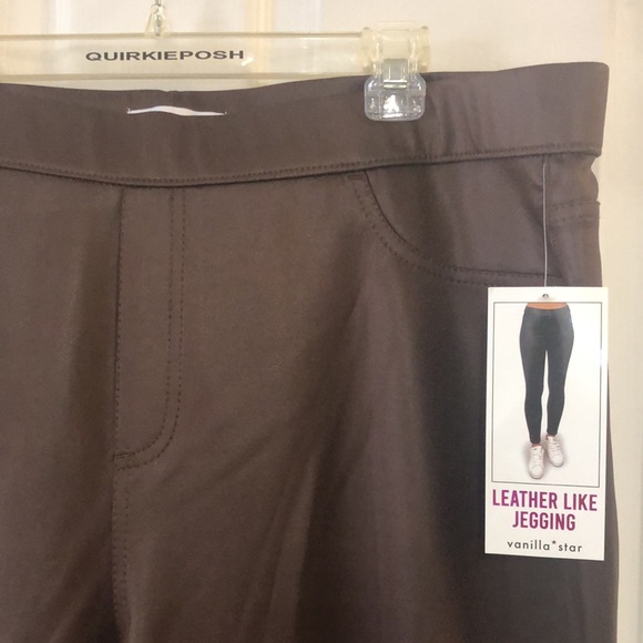 Vanilla Star Leather Like Jagging‘s size 3X New with tags, mint condition 10/10 - Picture 3 of 10